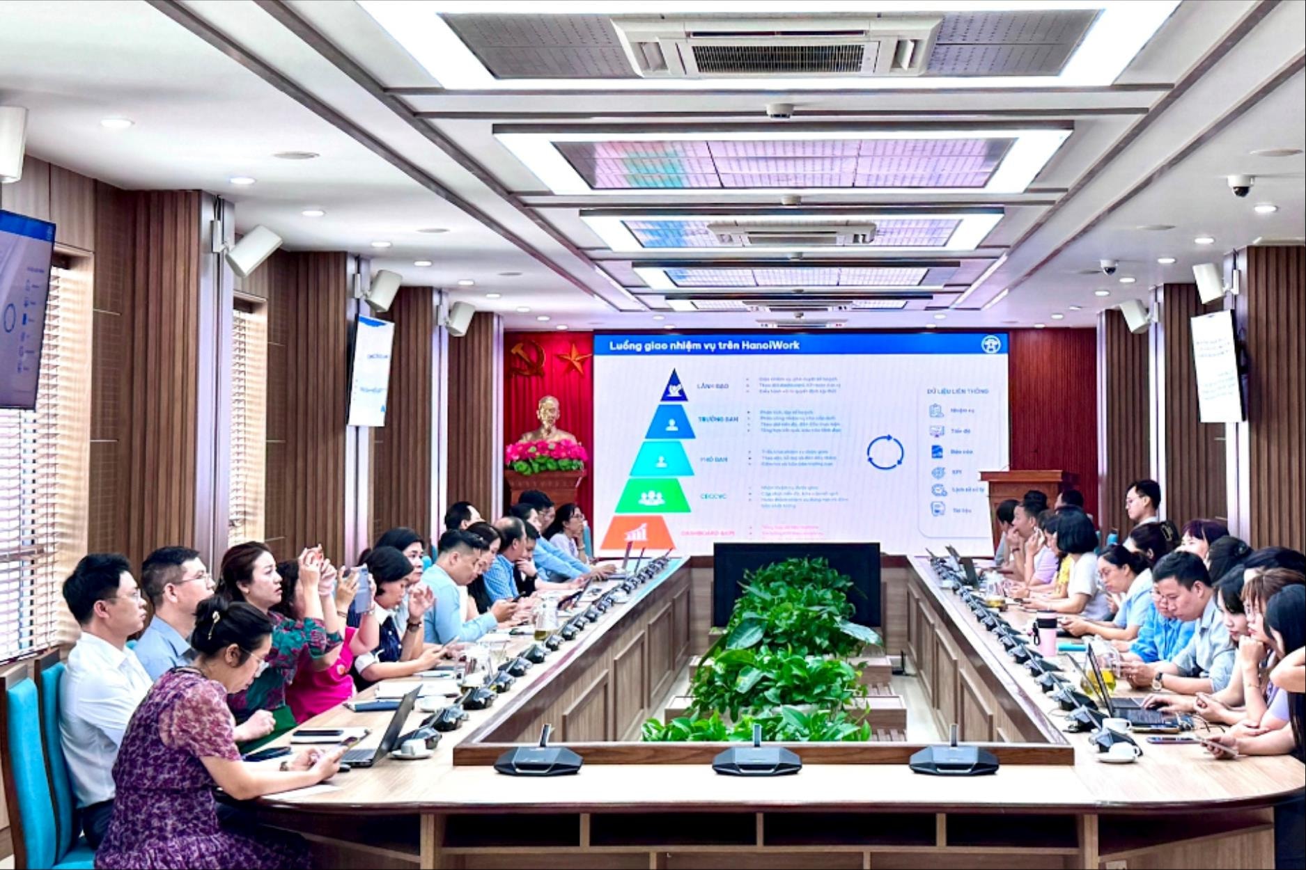 Đảng ủy phường Tây Hồ đẩy mạnh chuyển đổi số, vận hành hiệu quả HanoiWork