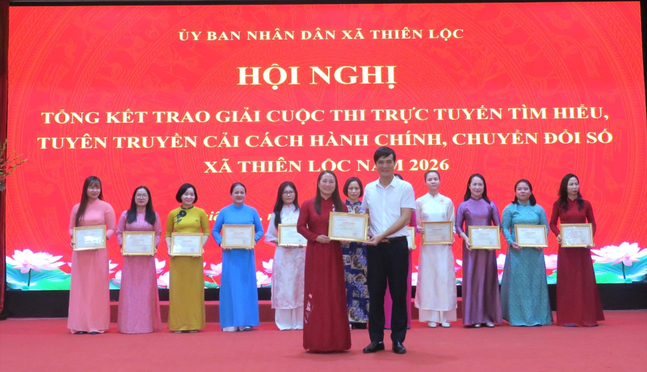 Hơn 10.600 lượt dự thi tìm hiểu cải cách hành chính, chuyển đổi số tại Thiên Lộc