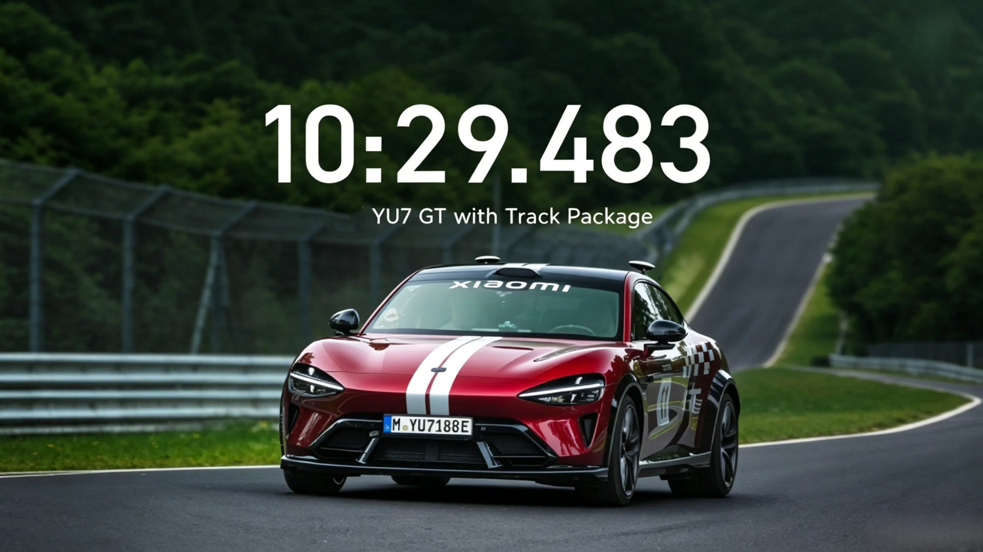 Xiaomi YU7 GT hoàn thành vòng chạy tự động trên đường đua “địa ngục xanh” Nürburgring